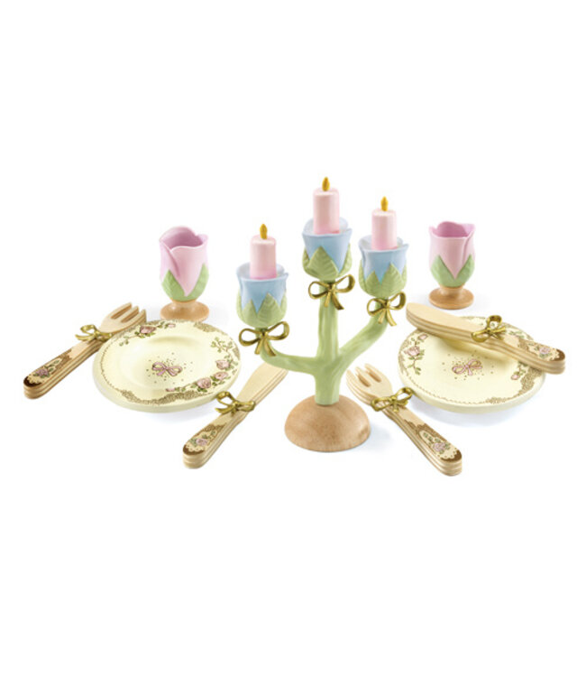 DJECO JOUETS EN BOIS - DÎNETTE DE PRINCESSE