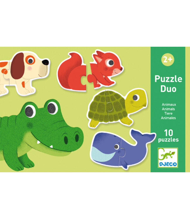 DJECO PUZZLE DUO - ANIMAUX