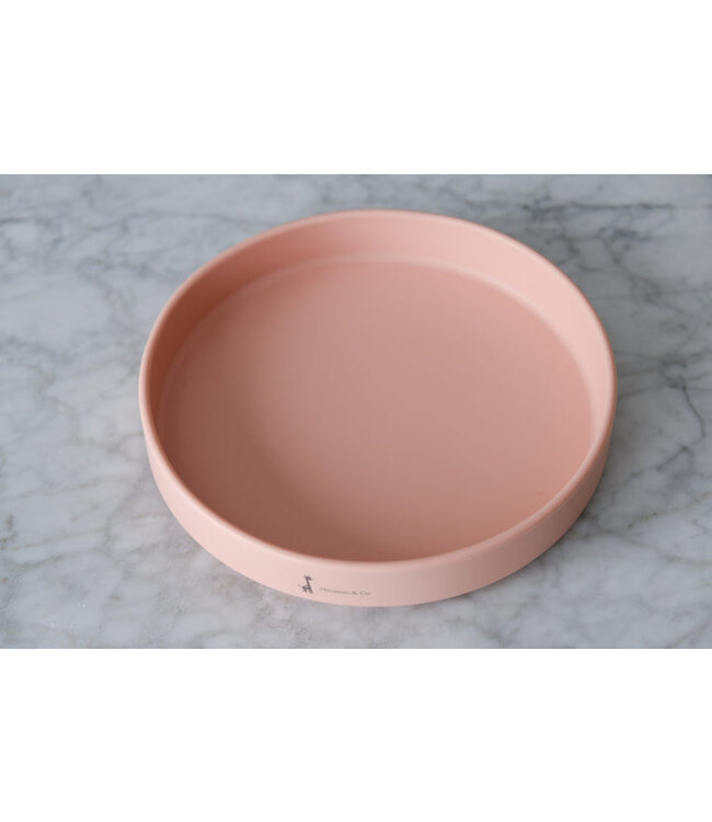 MICASSO & CO GRANDE ASSIETTE EN SILICONE - VIEUX ROSE