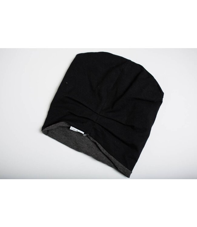 ZAK ET ZOÉ TUQUE RÉVERSIBLE - NOIR/CHARCOAL