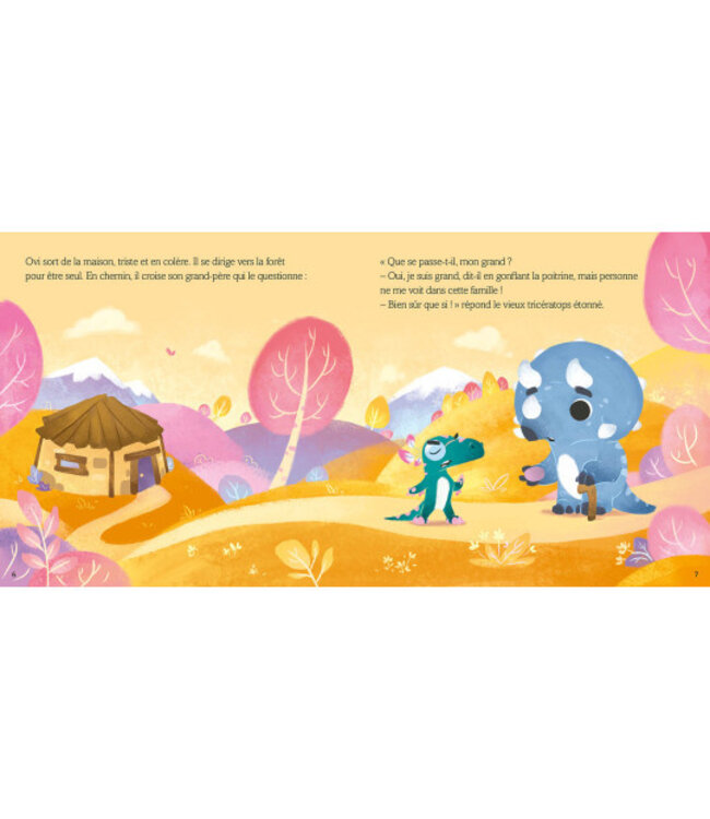 AUZOU LIVRE - OVI LE PETIT DINOSAURE QUI VOULAIT ÊTRE GRAND