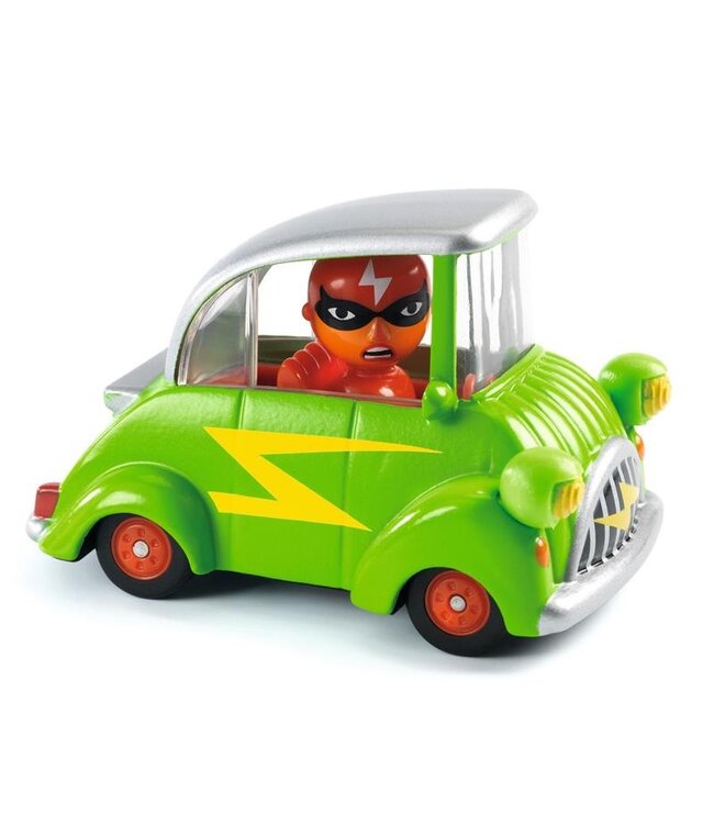 DJECO VOITURE CRAZY MOTORS - GREEN FLASH