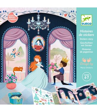 DJECO HISTOIRES DE STICKERS - LA VIE AU CHATEAU