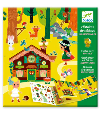 DJECO HISTOIRES DE STICKERS - LA FORÊT MAGIQUE