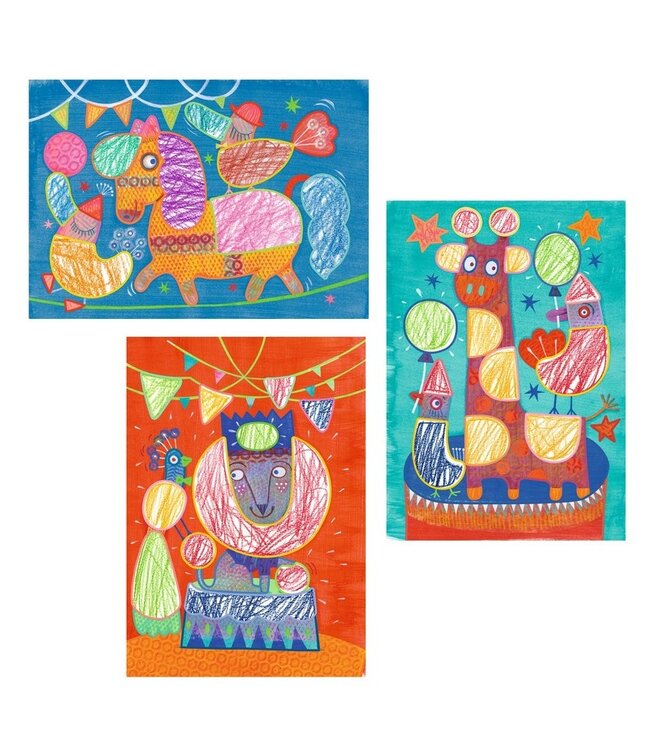 DJECO COLORIAGE - FUNAMBULE ET BALLES