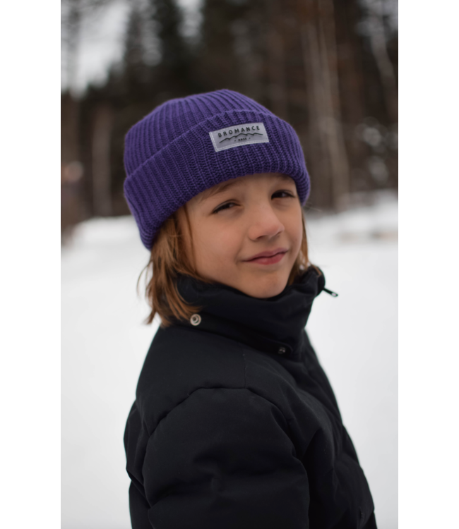 BROMANCE TUQUE DOUBLÉ FLEECE - MAUVE