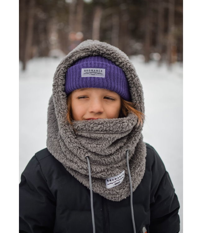 BROMANCE TUQUE DOUBLÉ FLEECE - MAUVE