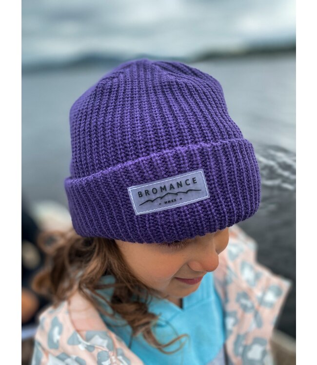 BROMANCE TUQUE DOUBLÉ FLEECE - MAUVE