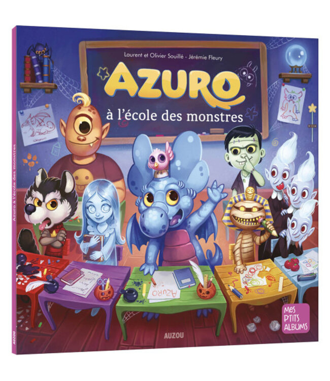 AUZOU LIVRE - AZURO À L'ÉCOLE DES MONSTRES
