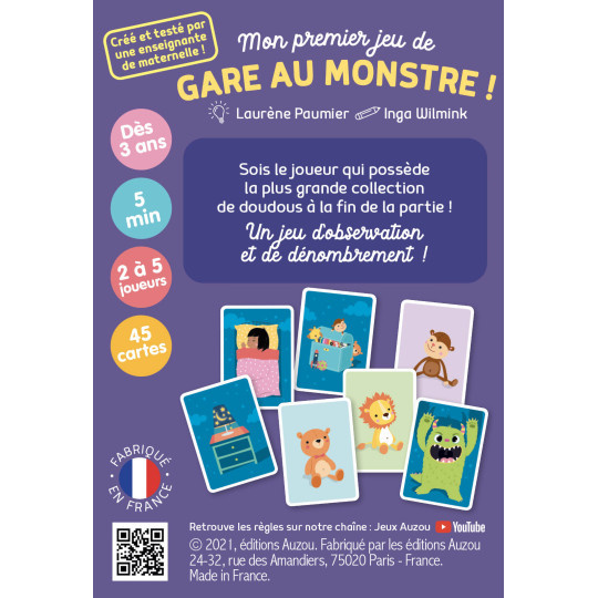 Jeu De Société 'Gare Au Requin' Auzou - Protège Tes Poissons, Premier Jeu Enfant
