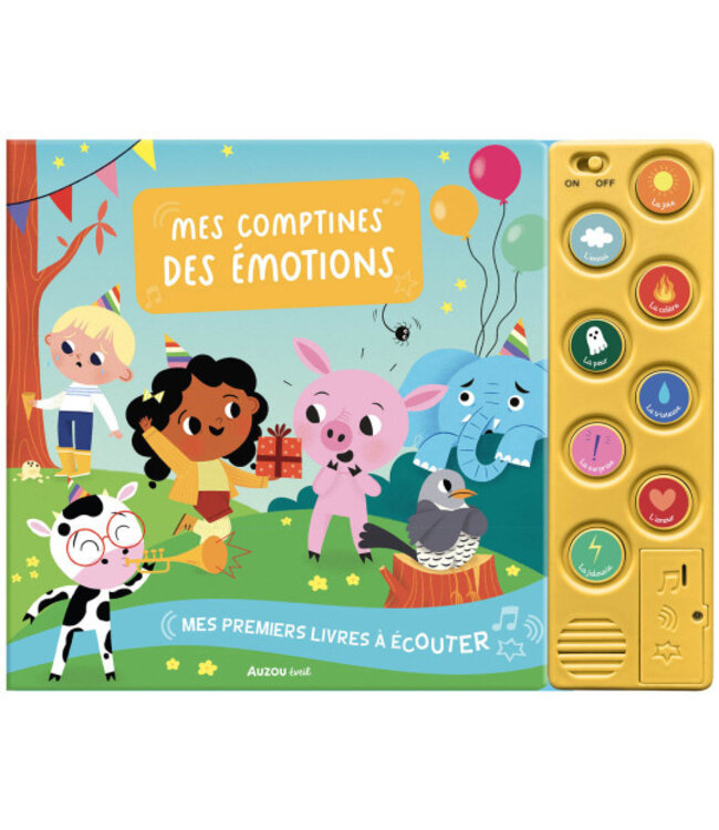 AUZOU MES 1ERS LIVRES À ÉCOUTER - MES COMPTINES DES ÉMOTIONS