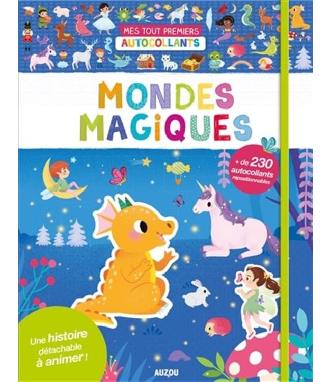 AUZOU MES 230 AUTOCOLLANTS - MONDES MAGIQUES