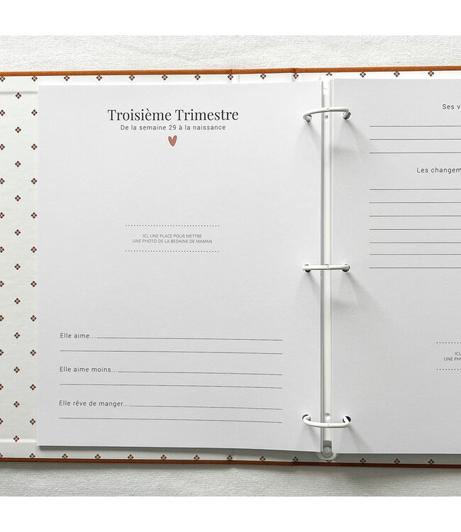 LE PETIT TABLEAU NOIR LIVRE DE BÉBÉ MON HISTOIRE À MOI- TISSUS COGNAC