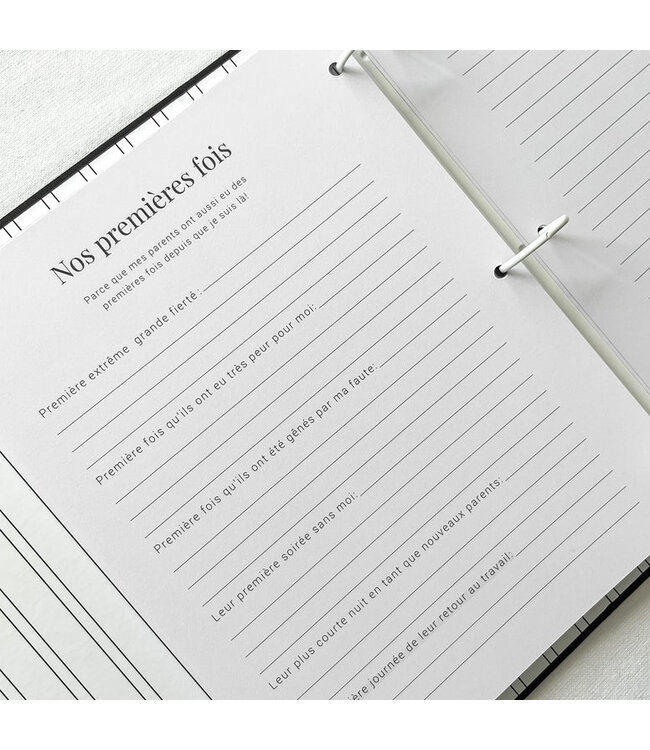 LE PETIT TABLEAU NOIR LIVRE DE BÉBÉ MON HISTOIRE À MOI - TISSUS NOIR