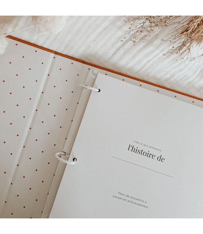 LE PETIT TABLEAU NOIR LIVRE DE BÉBÉ MON HISTOIRE À MOI - OCRE