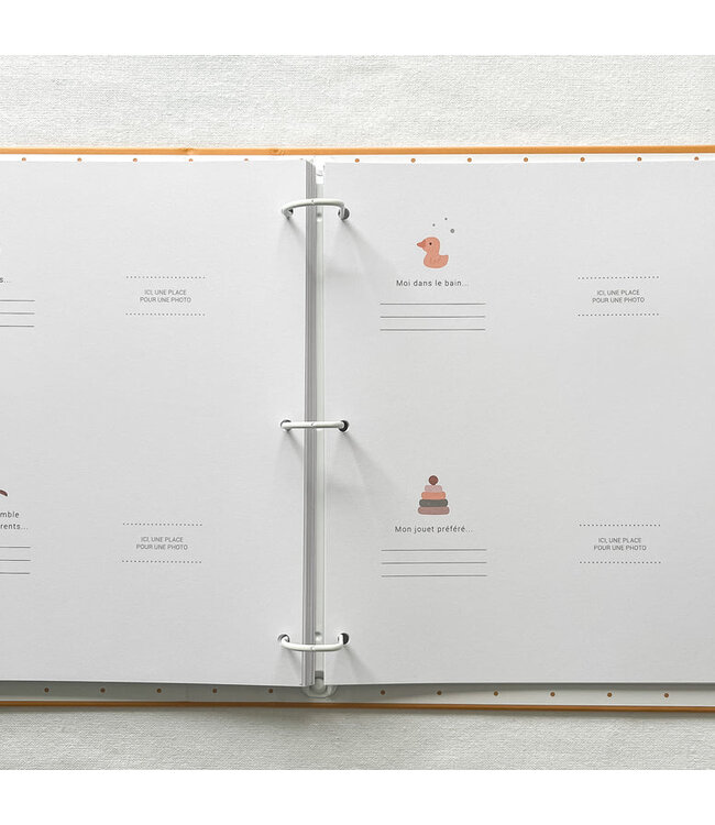 LE PETIT TABLEAU NOIR LIVRE DE BÉBÉ MON HISTOIRE À MOI - OCRE