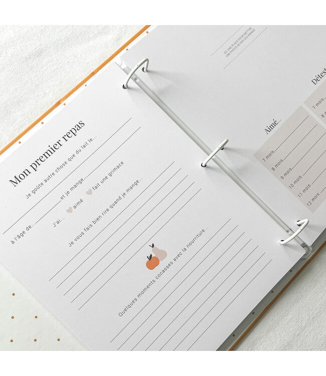 LE PETIT TABLEAU NOIR LIVRE DE BÉBÉ MON HISTOIRE À MOI - OCRE