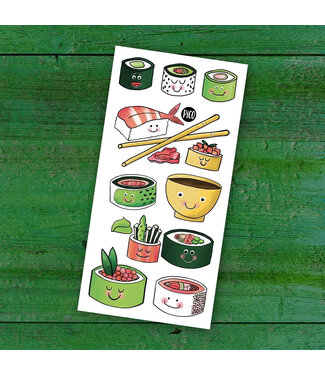PiCO TATOO TATOUAGES TEMPORAIRES - LES MINIS SUSHIS