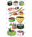 PiCO TATOO TATOUAGES TEMPORAIRES - LES MINIS SUSHIS