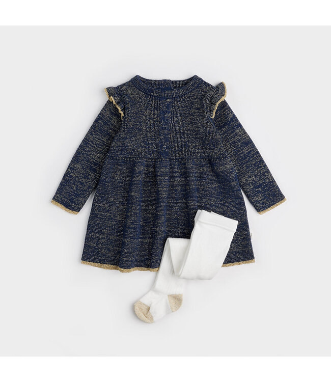 PETIT LEM ENS. 3 MCX ROBES BLEU ET OR