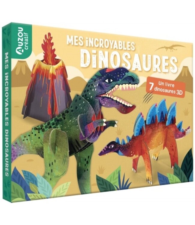 AUZOU ENSEMBLE CRÉATIF - MES INCROYABLES DINOSAURES