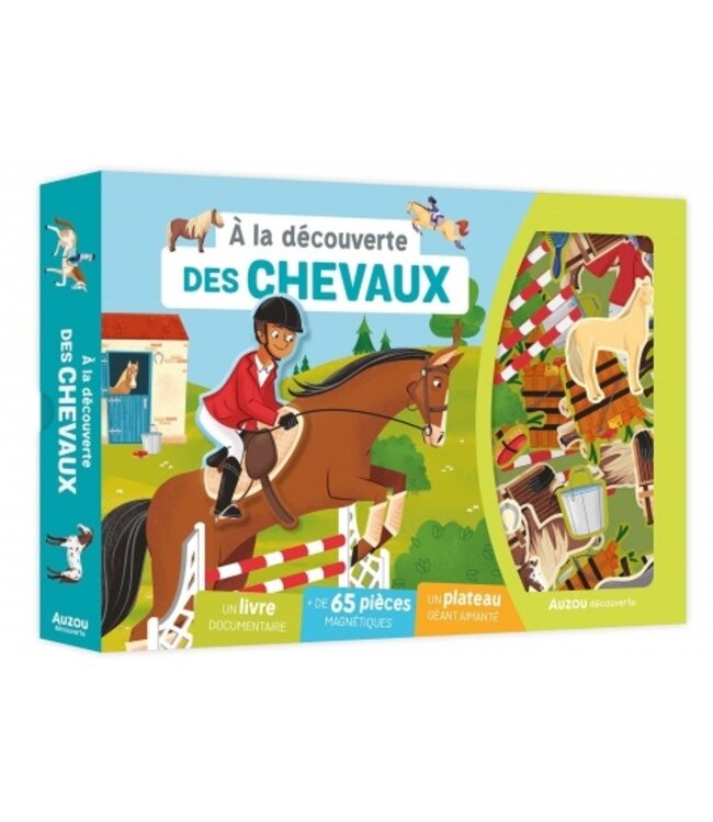 AUZOU COFFRET - À LA DÉCOUVERTE DES CHEVAUX