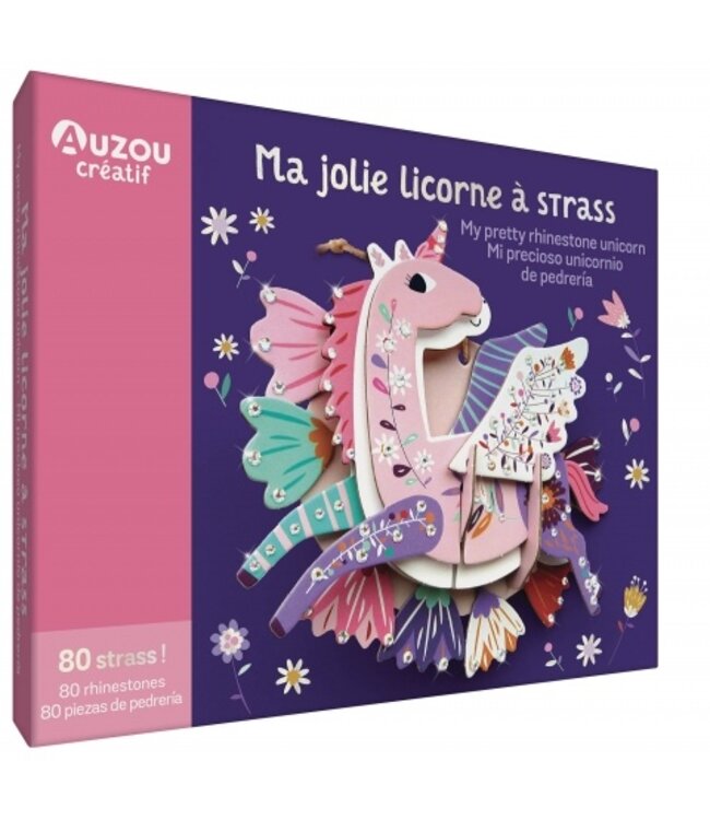 AUZOU ENS. CRÉATIF - MA LICORNE À STRASS