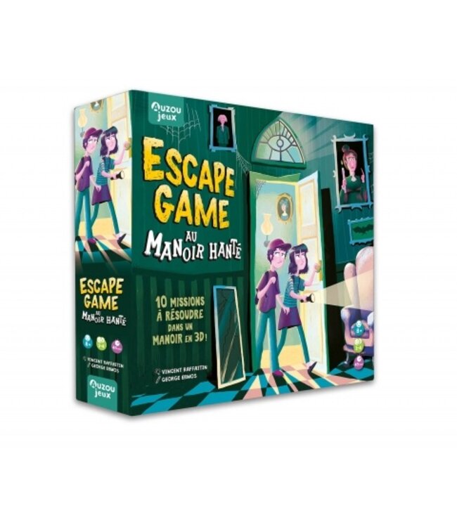 AUZOU JEU DE SOCIÉTÉ GAME - MANOIR HANTÉ