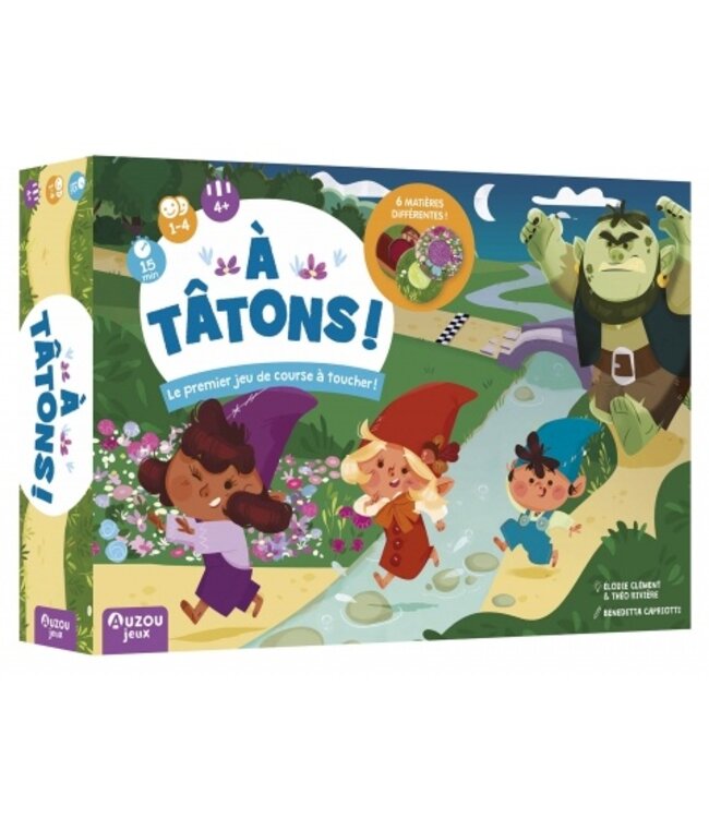 AUZOU JEU DE SOCIÉTÉ - COURSE À TATONS