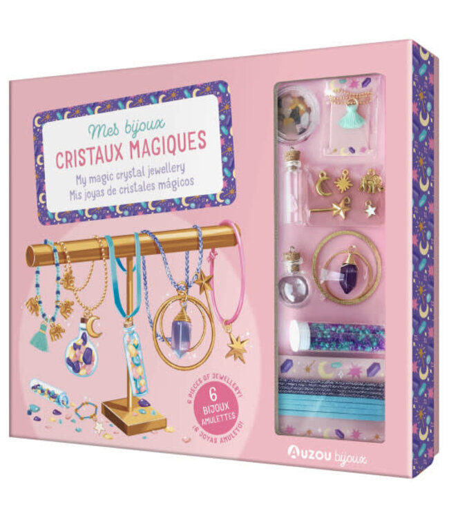 AUZOU COFFRET DE BIJOUX - CRISTAUX MAGIQUES