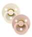 BIBS PACIFIER SUCES ANATOMICAL (PQT 2) - IVORY/BLUSH