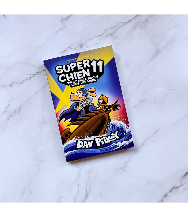 SCHOLASTIC LIVRE - SUPER CHIEN NO.11 : VINGT MILLE PUCES SOUS LES MERS