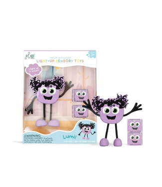 GLO PALS PERSONNAGE AVEC 2 CUBES LUMINEUX - LUMI