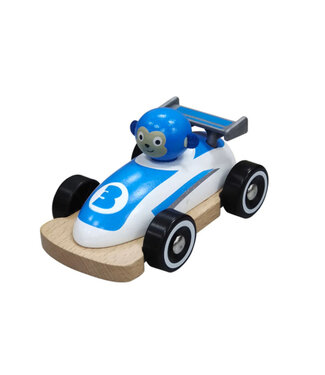 HAPE PETITE VOITURE DE COURSE - BLEU