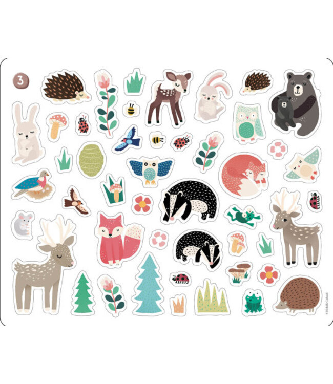 AUZOU MA POCHETTE D'ARTISTE - 200 AUTOCOLLANTS ANIMAUX