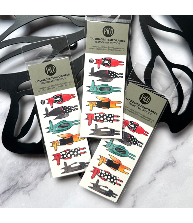 PiCO TATOO TATOUAGES TEMPORAIRES - LES CHICS LOUPS