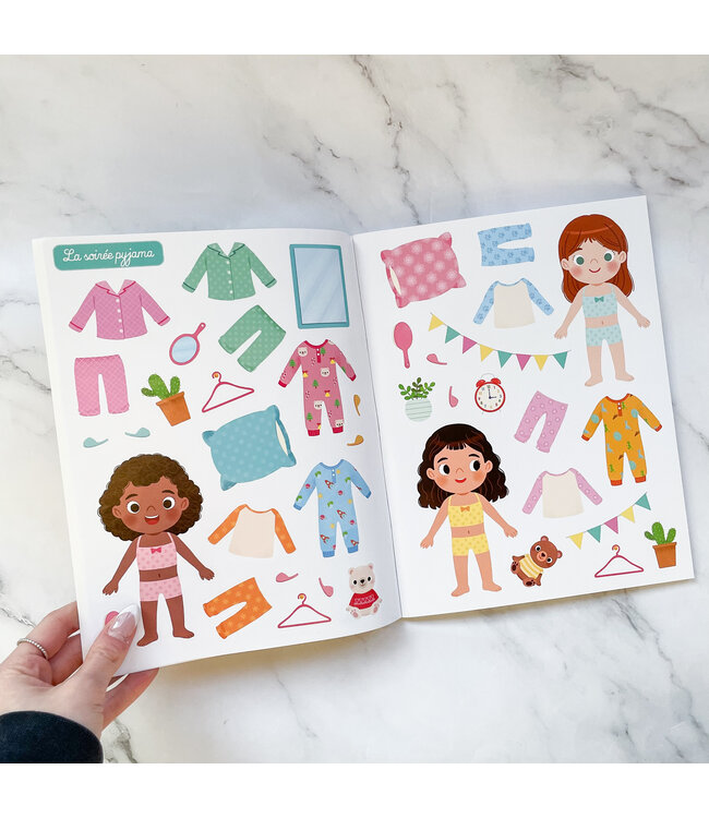 AUZOU MES 500 AUTOCOLLANTS - JE M'HABILLE