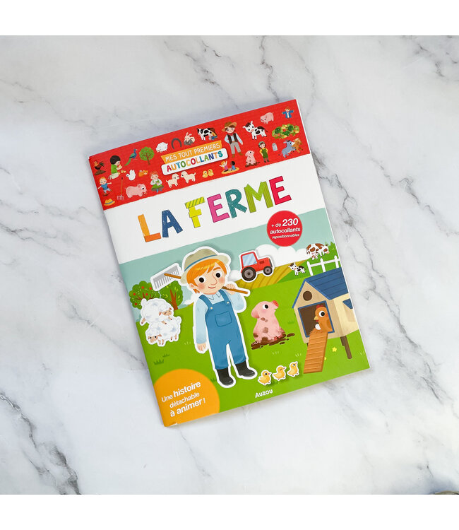 AUZOU MES 230 AUTOCOLLANTS - LA FERME