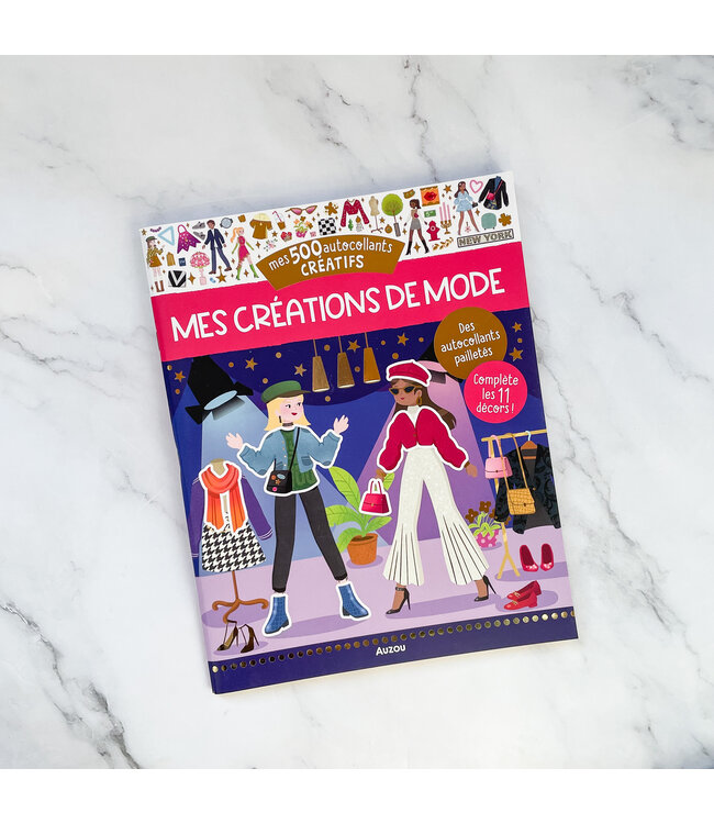 AUZOU MES 500 AUTOCOLLANTS CRÉATIFS - MES CRÉATIONS DE MODE
