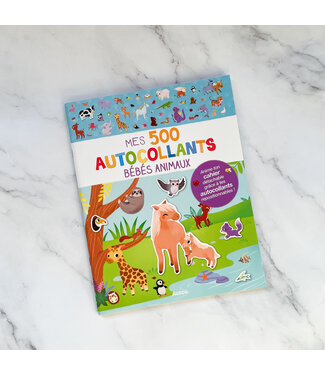 AUZOU MES 500 AUTOCOLLANTS - BÉBÉS ANIMAUX