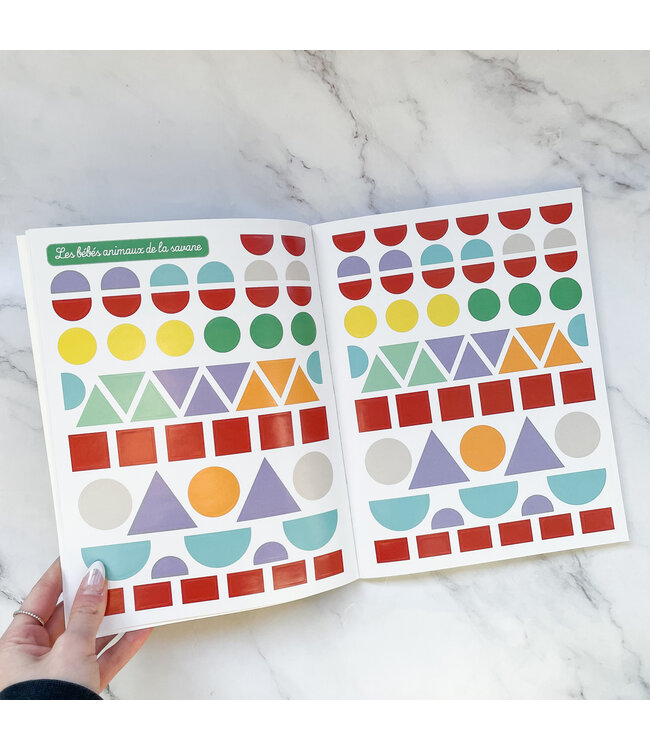 AUZOU 1000 GOMMETTES FORMES - BÉBÉS ANIMAUX