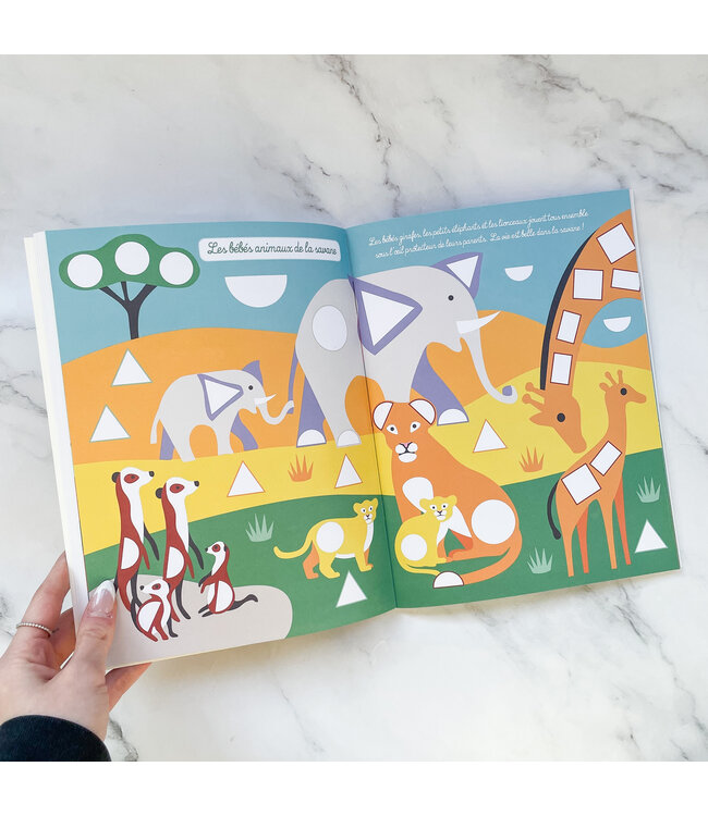 AUZOU 1000 GOMMETTES FORMES - BÉBÉS ANIMAUX