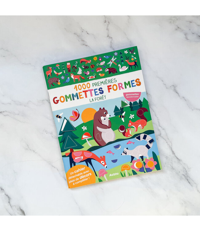 AUZOU 1000 GOMMETTES FORMES - LA FORÊT