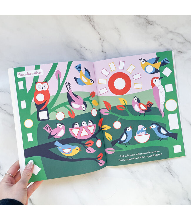 AUZOU 1000 GOMMETTES FORMES - LA FORÊT