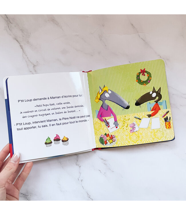 AUZOU LIVRE - P'TIT LOUP ATTEND LE PÈRE NOËL