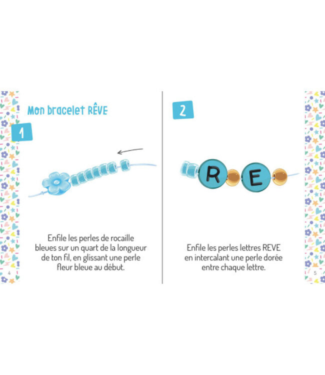 AUZOU COFFRET - MA MINI ACCUMULATION DE BRACELETS À MESSAGE