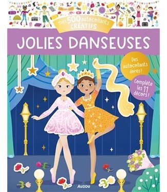AUZOU MES 500 AUTOCOLLANTS CRÉATIFS - JOLIES DANSEUSES