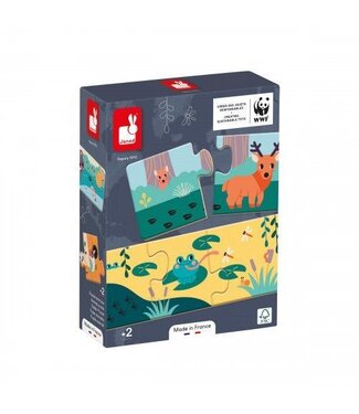 JANOD ENSEMBLE 10 CASSE-TÊTES (3MCX) - EMPREINTES D'ANIMAUX