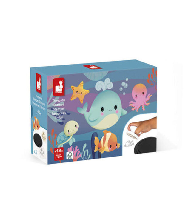 JANOD ENS. DE 5 STAMPINOO - OCÉAN