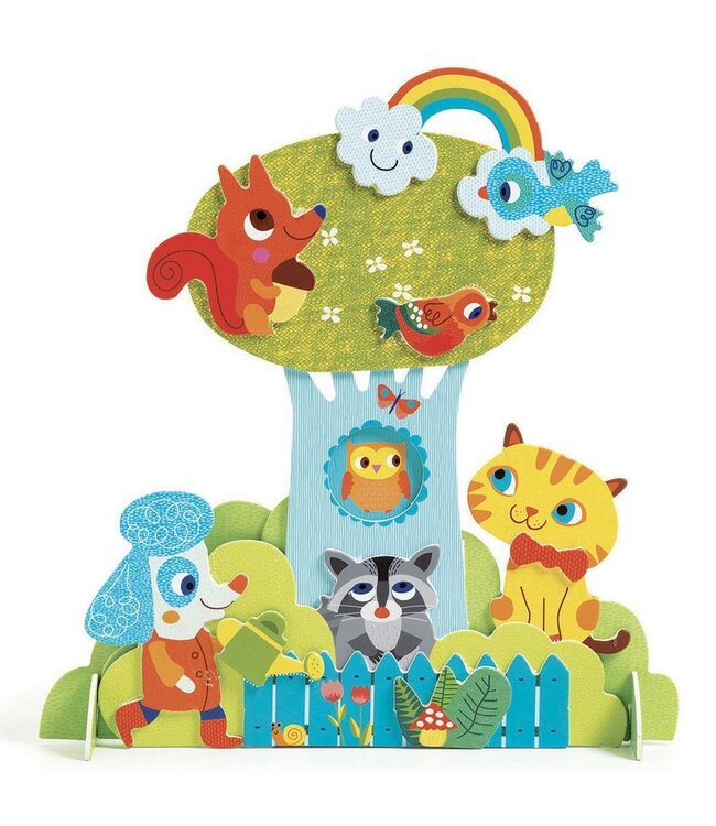 DJECO ENSEMBLE DE COLLAGES - COPAINS AU JARDIN